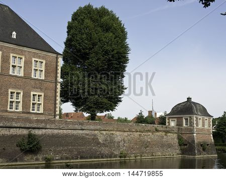 the Castle of Ahaus in the german muensterland