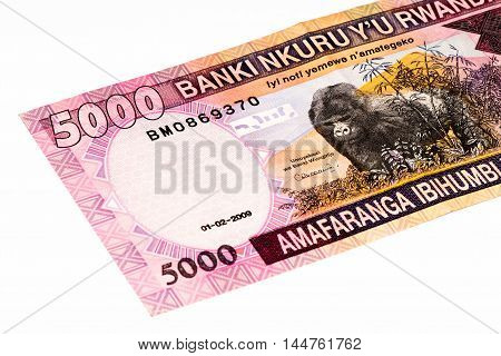 5000 Rwandan francs of Rwanda. Rwandan francs is the national currency of Rwanda