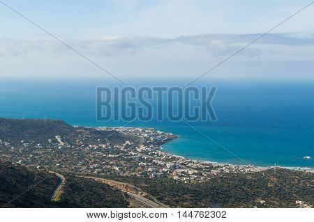 Panoramic View Over The Coast