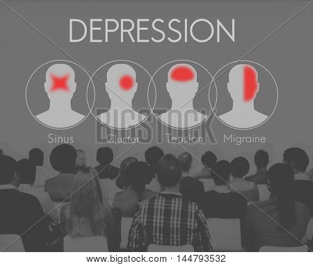 Headache Symptom Migraine Tension Cluster Concept