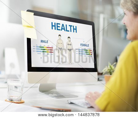 Health Check Annual Checkup Body Biology Concept