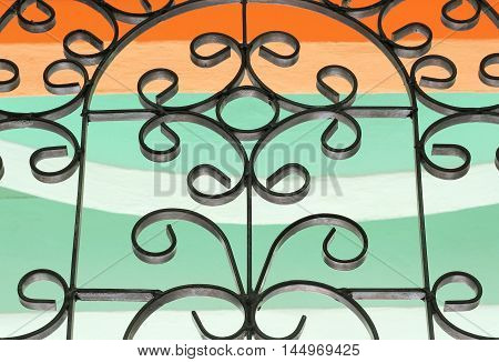 Wrought Iron Window