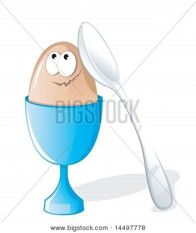 불과와 숟가락 달걀