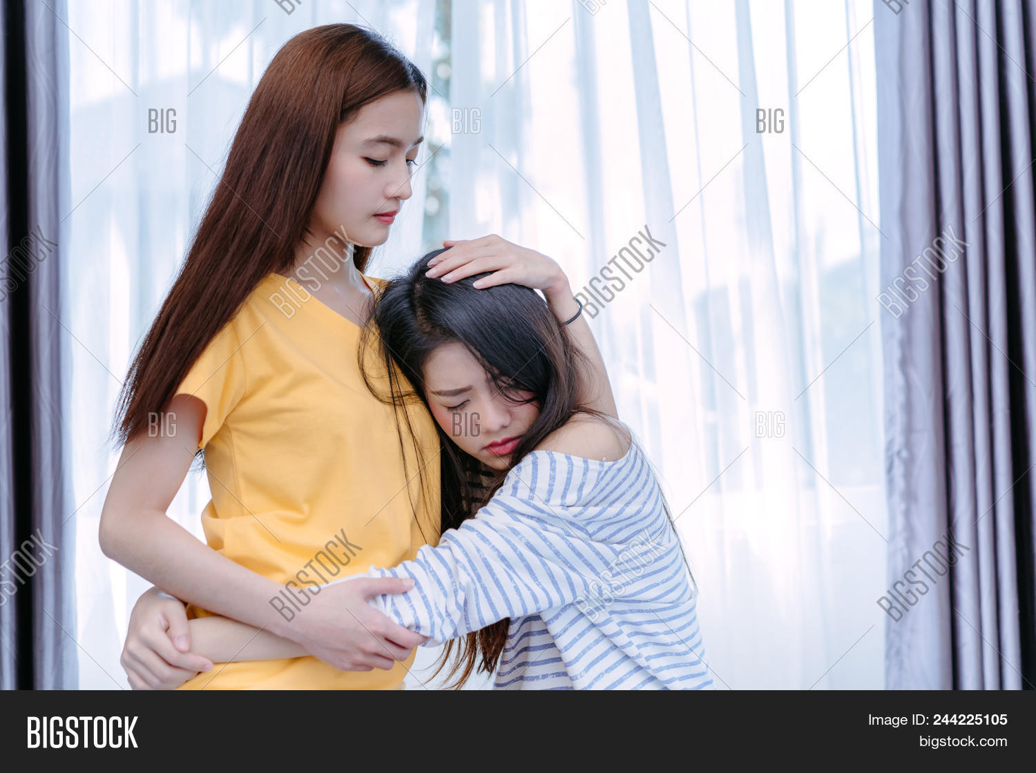 Same Sex Asian Lesbian Image and Photo (Free Trial) Bigstock picture