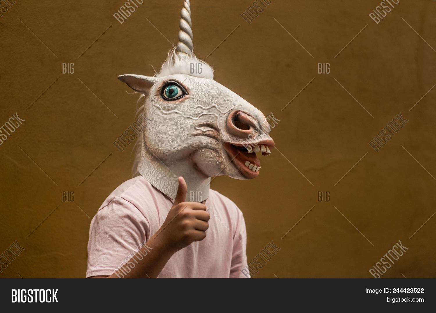 Unicorn Funny Plastic Image Photo Free Trial Bigstock