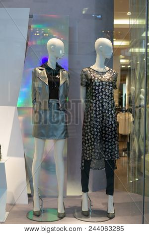 Jaspal Shop At Mega Bangna, Bangkok, Thailand, Aug 30, 2017 Fashionable Clothing And Accessories Bra