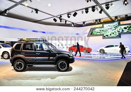 Russia, Moscow, Expocentre, 29 August - 9 September 2012: Chevrolet Niva At 4Th Moscow International