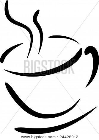Tazza di caffè illustrazione