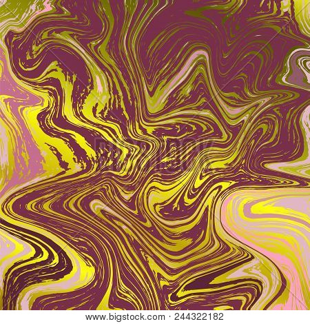 Marble Texture Background. Ink Tile. Stock Vector