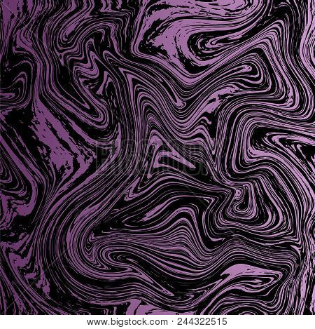 Marble Texture Background. Ink Tile. Stock Vector