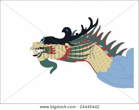 Wektor Ilustratorzy Dragon Chainese