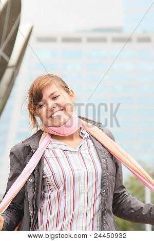 Business-naisen muotokuva