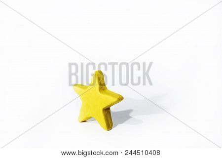 Symbols Of Islam. Objects Made From Play Clay. Abstract Isolated Photo.