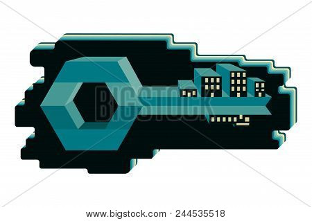 Building City Key Architecture Estatecity House Town