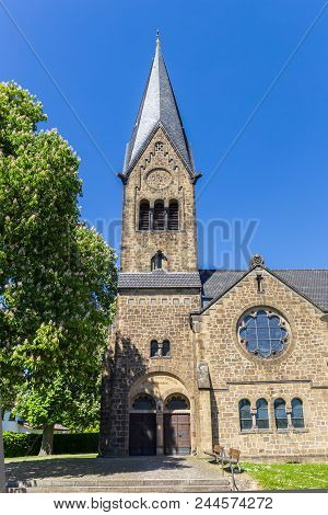 Lutheran Church In The Historic Spa Town Bad Salzuflen, Germany