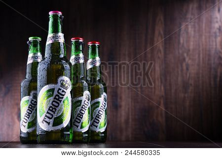 Bottles Of Tuborg Beer
