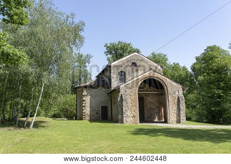 The Archeological Area Of Castelseprio (varese, Lombardy, Italy): Ruins Of A Village Destroyed In Th