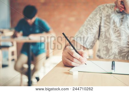 Final Test University Students Testing Exam In University