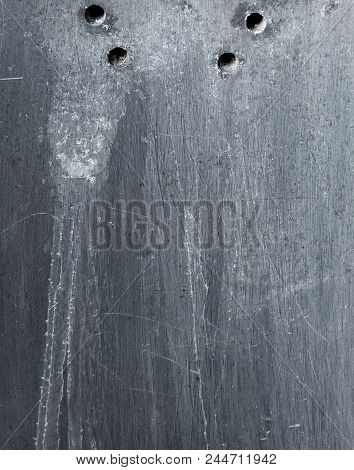 Close Up Texture Of Water Stain Marks On Electronic Flat Iron Surface With Copy Space For Text Decor