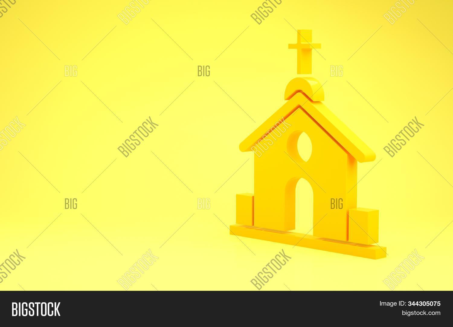 Yellow Church Building Image & Photo (Free Trial) Bigstock