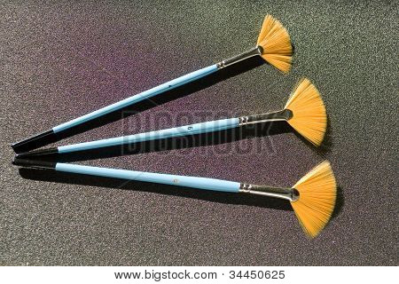 พัดลมรูป Paintbrushes