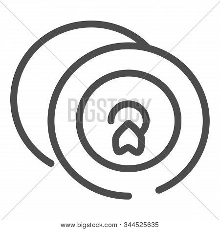 Cymbals Line Icon. Percussion Cymbals Vector Illustration Isolated On White. Musical Instrument Outl