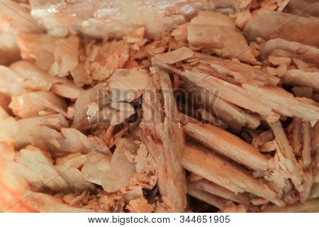 Baryte Mineral Texture As Nice Natural Background