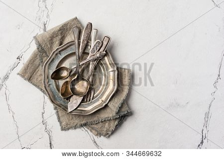 Set Of Vintage Silver Cutlery