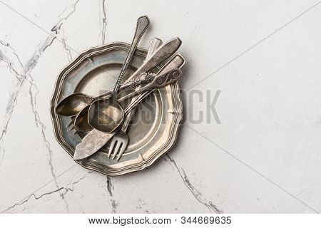 Set Of Vintage Silver Cutlery