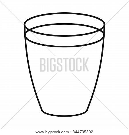 Vector Design Of Juice And Sugar Icon. Graphic Of Juice And Cane Vector Icon For Stock.