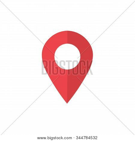Map Pin Icon Vector. Map Marker Vector.vector Illustration.10 Eps.