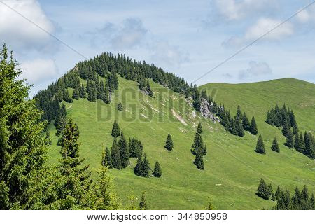 Landscape Around Bad Hindelang In Bavaria, Germany