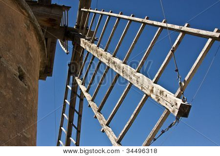 Detail větrný mlýn Jerusalem je Goult