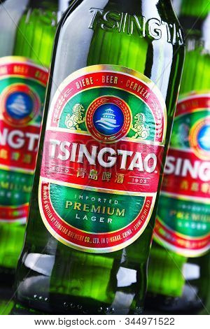 Tree Bottles Of Tsingtao Beer