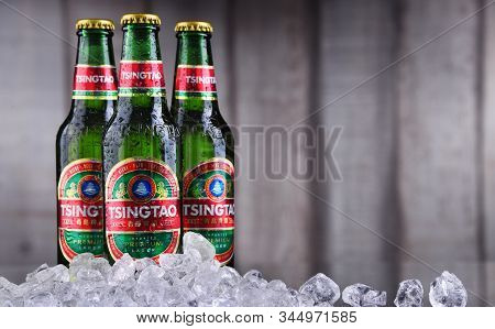 Tree Bottles Of Tsingtao Beer