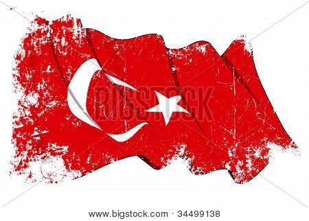 Grange vlag van Turkije