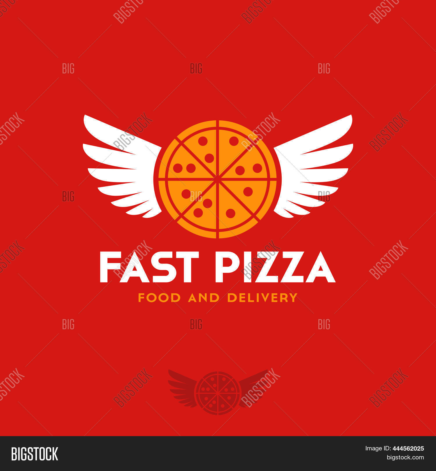 Fast Pizza Logo. Vector & Photo (Free Trial) Bigstock