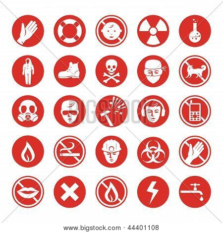 Work Protection Various Icons