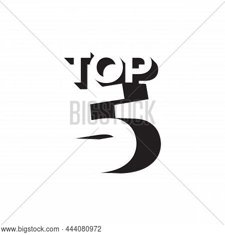 Top 5 Big Five Logo Design Vector Template
