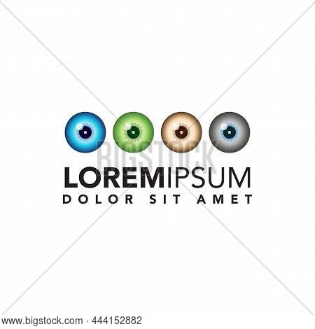 Eye Care Logo Template For Clinic, Optometrist, And Ophthalmologist