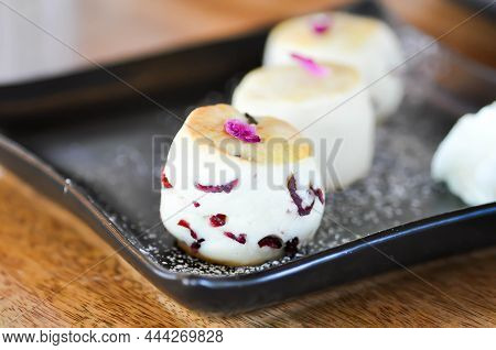 Scone , Cranberry Scone Or Or Raisin Scone Or Scone With Whipped Cream