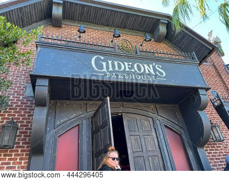 The Sign On The Exterior Of Gideon's Bakehouse Cookie Store At Disney Springs In Orlando, Florida.