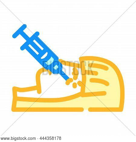Blanching Procedure Color Icon Vector. Blanching Procedure Sign. Isolated Symbol Illustration