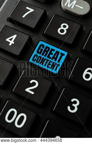 Conceptual Caption Great Content. Concept Meaning Satisfaction Motivational Readable Applicable Orig