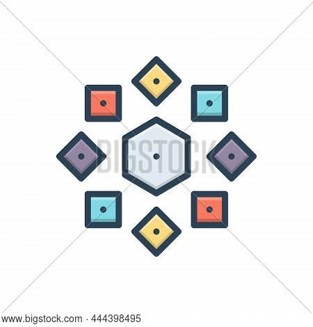 Color Illustration Icon For For Difference Disparity Odds Spacing  Unsimilarity Variety Difference D
