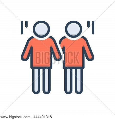 Color Illustration Icon For Involvement Group-participation Involved Engage Collaboration Connivance