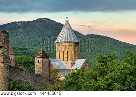 Ananuri Is A Castle Complex On The Aragvi River In Georgia. It Was Home To Dukes Of Aragvi.