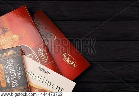 Kharkov, Ukraine - January 11, 2021: Roshen Chocolate Candies Boxes. Roshen Is Ukrainian Corporation