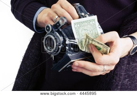 카메라와 달러