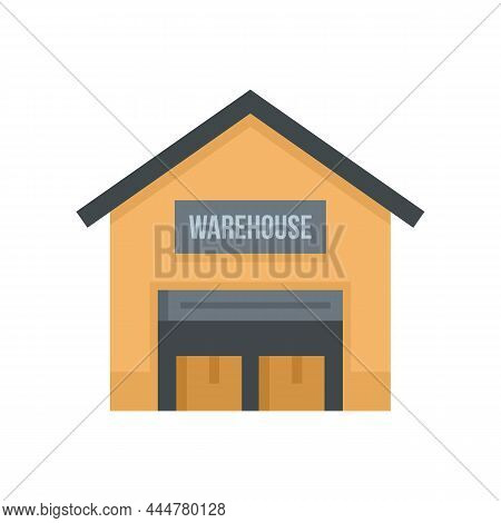 Warehouse Icon. Flat Illustration Of Warehouse Vector Icon Isolated On White Background
